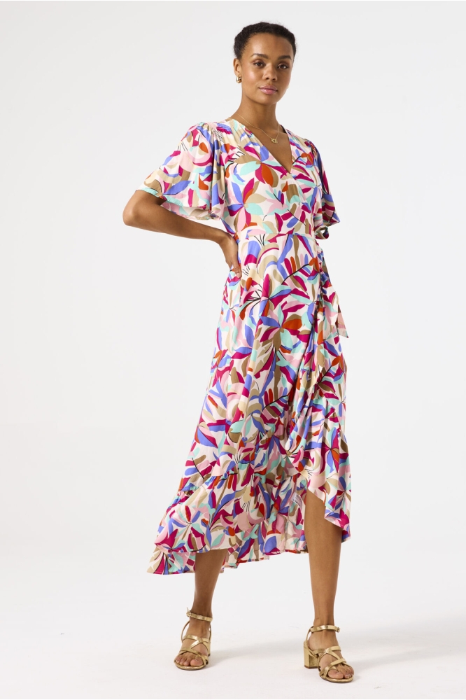 JURK MET PRINT D50081 2514 DAZZLING BLUE